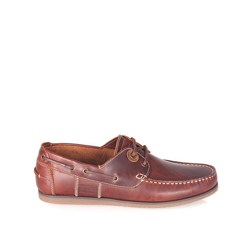 Men's Barbour Capstan Boat Shoes Brown | VIFU-10673