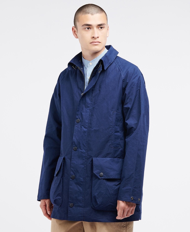 Men's Barbour x Ally Capellino Back Casual Jackets Navy | JSEB-41035