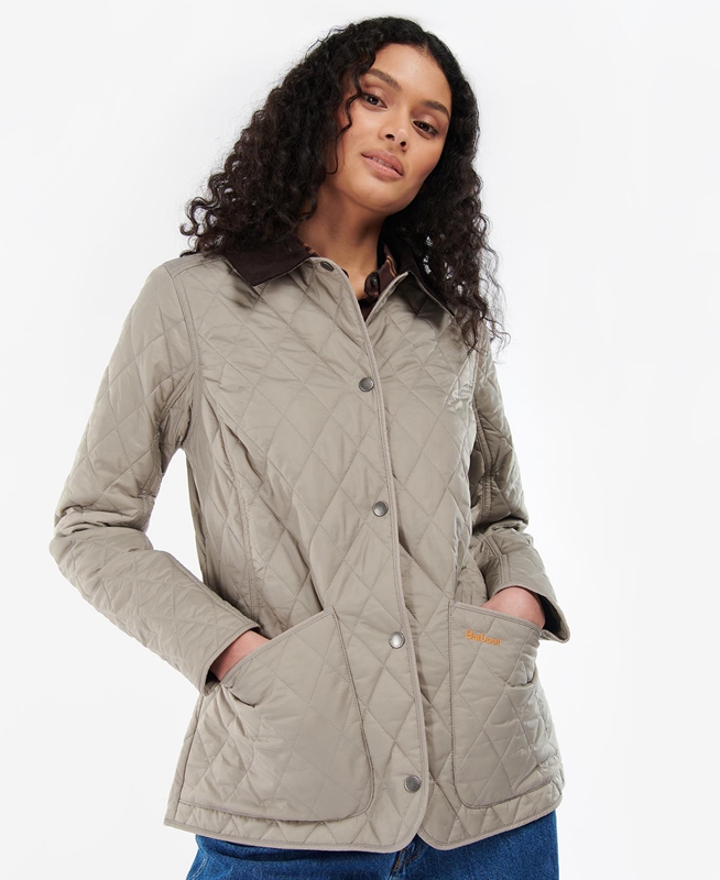 Women's Barbour Annandale Quilted Jackets Grey | DLUG-13507