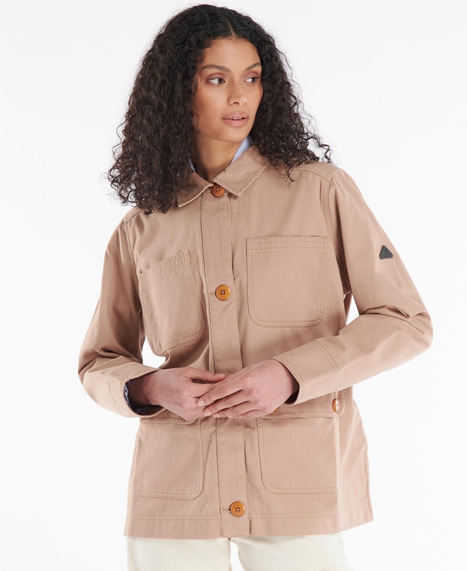 Women's Barbour Coltsfoot Casual Jackets Pink | TBEV-23954