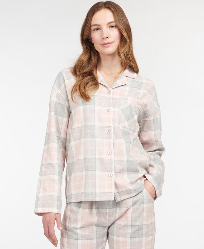 Women's Barbour Schlafanzug-Set Ellery Nightwear Pink | UCYN-15082