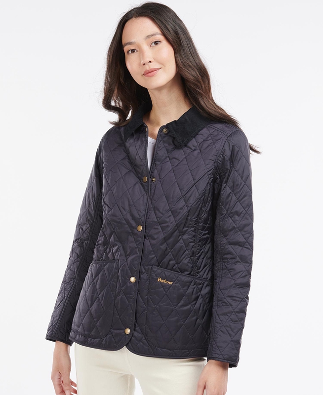 Women's Barbour Steppjacke Annandale Quilted Jackets Navy | IGMC-38046