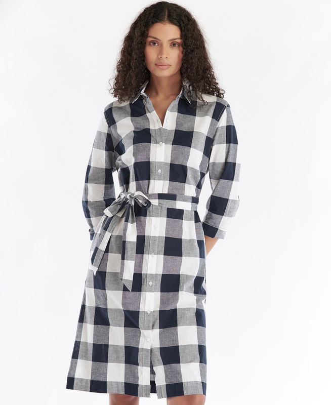 Women's Barbour Tern Check Dress Multicolor | SOBX-53960