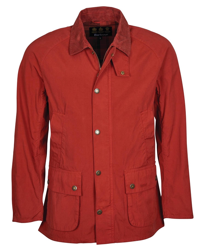 Men's Barbour Ashby Casual Jackets Orange | LFAD-03576