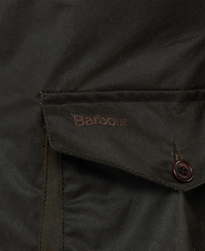 Men's Barbour Beacon Sports Waxed Jackets Olive | AQWN-71302