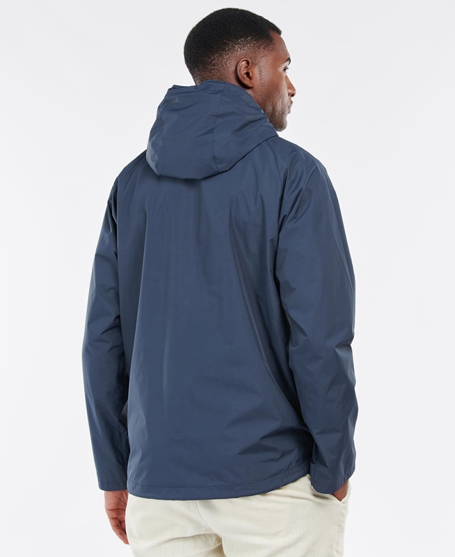 Men's Barbour Begral Showerproof Casual Jackets Navy | JXYT-19350