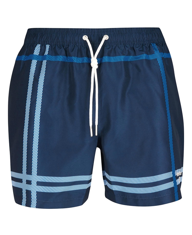 Men's Barbour Blaine Swim Pants Navy | IYHL-28975