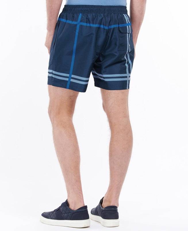 Men's Barbour Blaine Swim Pants Navy | IYHL-28975