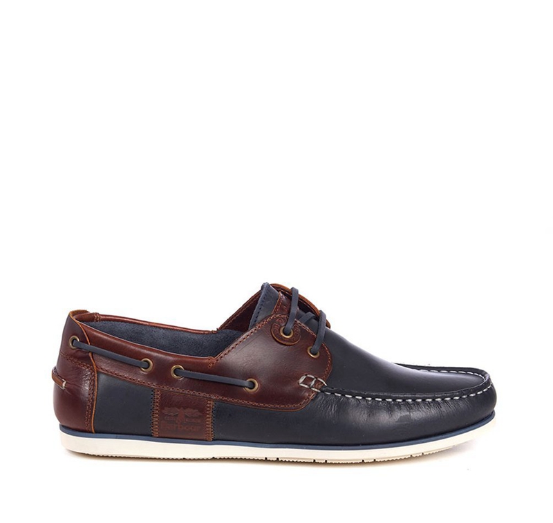 Men\'s Barbour Capstan Boat Shoes Navy | FUQL-69385