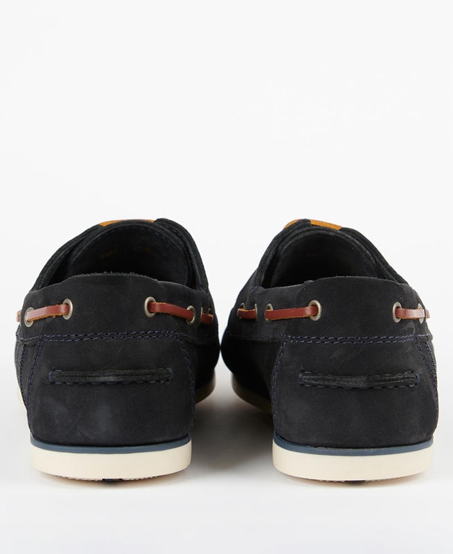 Men's Barbour Capstan Loafers Navy | ORUA-34150