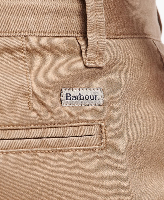 Men's Barbour City Neuston Pants Beige | XVHJ-29380