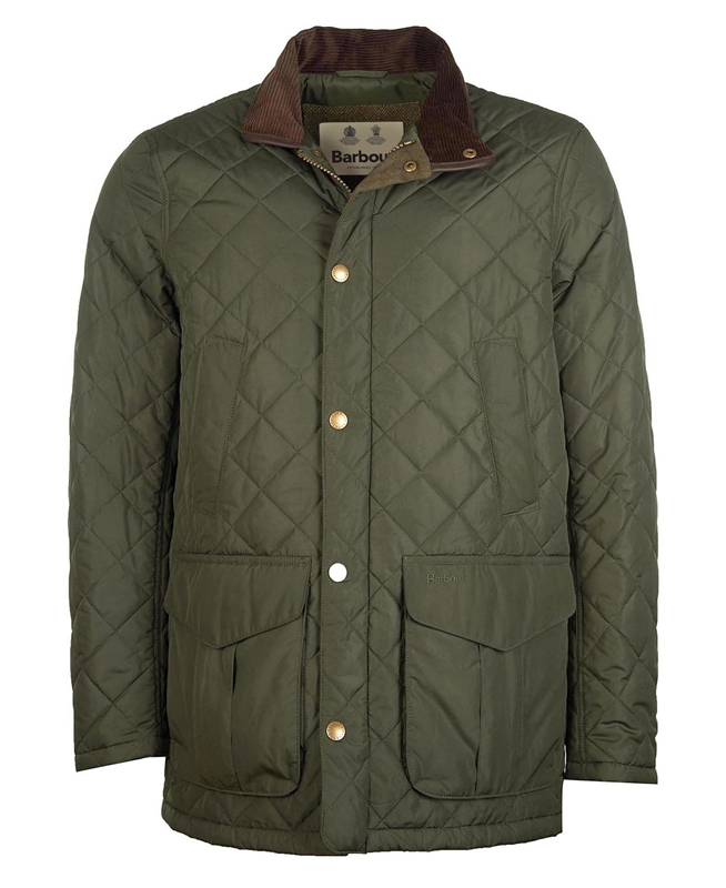 Men's Barbour Devon Quilted Jackets Green | RBVX-59761