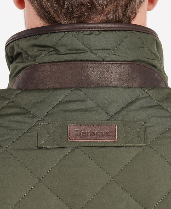 Men's Barbour Devon Quilted Jackets Green | RBVX-59761