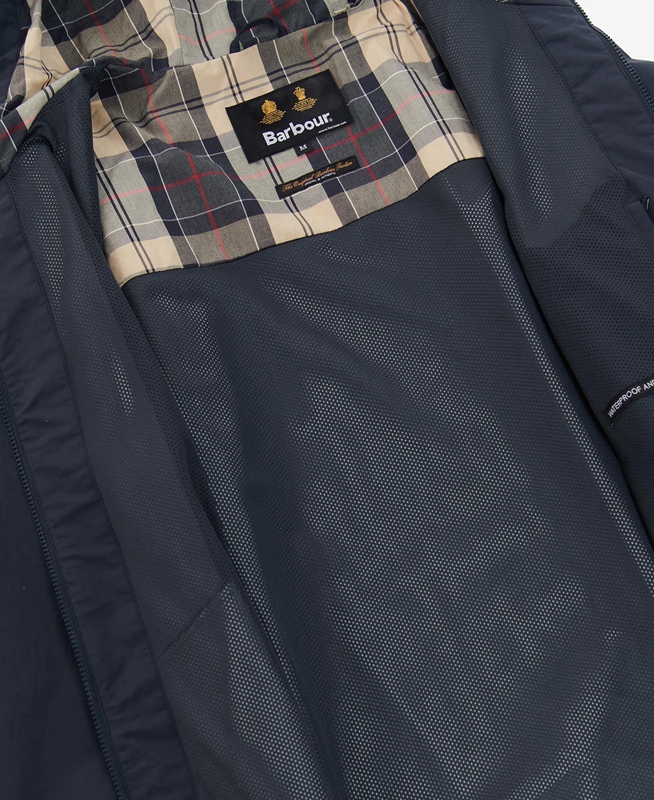 Men's Barbour Dillon Waterproof Jackets Navy | JXBT-65279