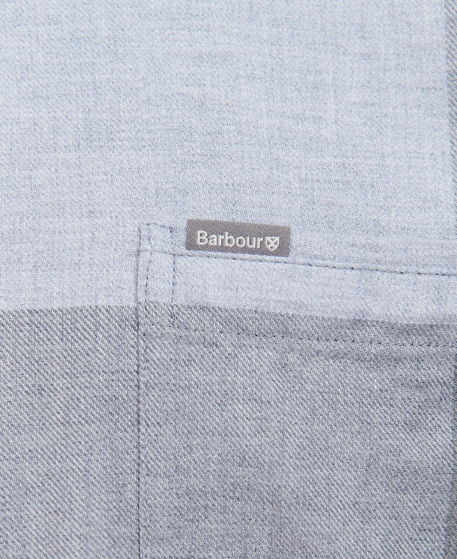 Men's Barbour Dunoon Taillored Shirts Grey | LMPK-39265