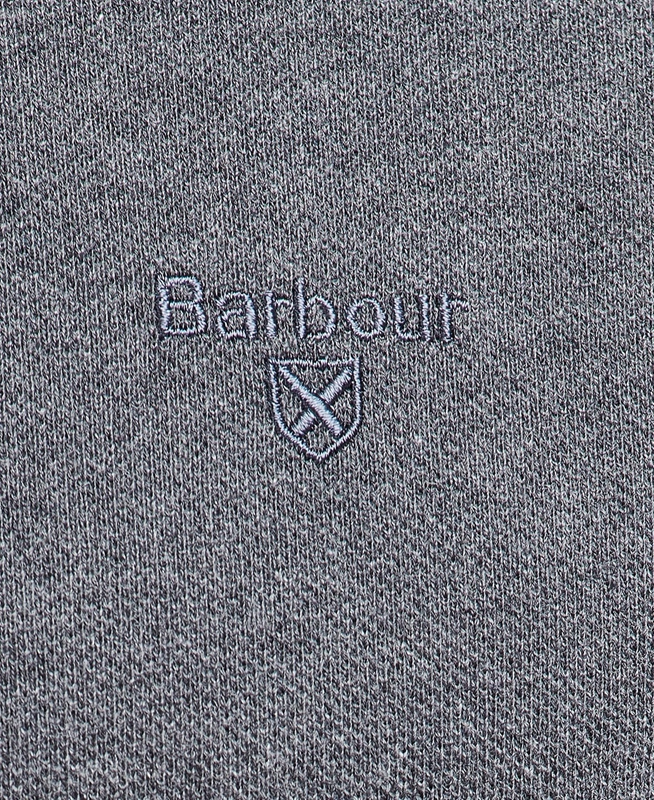 Men's Barbour Essential Langarmshirt Sports Polo shirts Grey | XFJN-34869