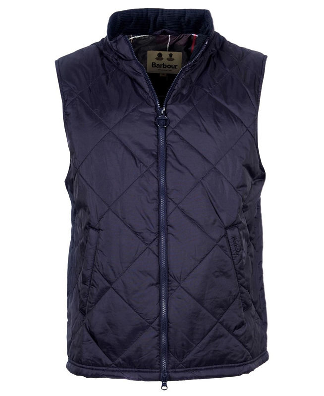 Men's Barbour Finn Vest Blue | XBPF-95607