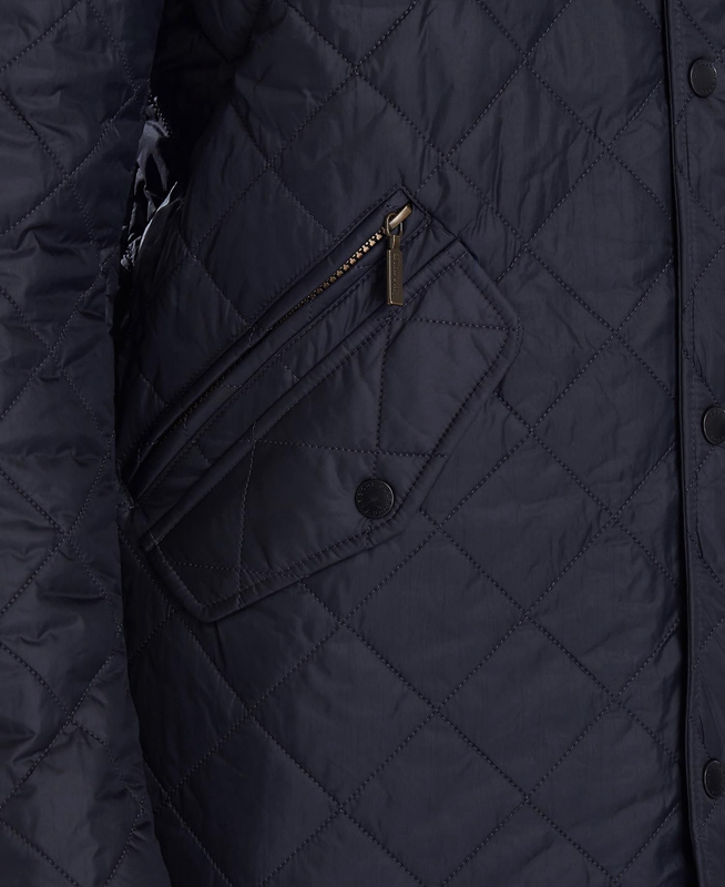 Men's Barbour Flyweight Chelsea Quilted Jackets Navy | ZQLS-12695