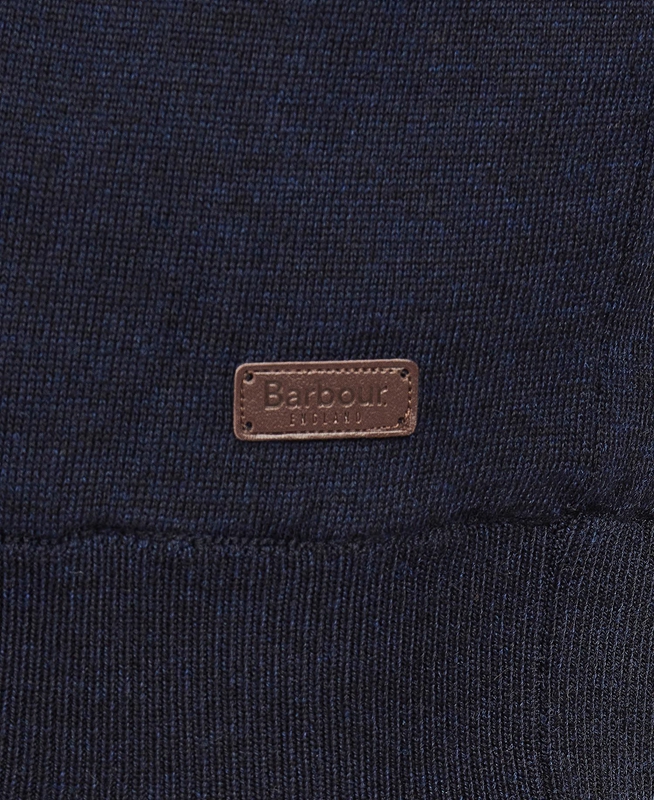 Men's Barbour Gamlan Half Zip Sweaters Blue | DFRC-06248