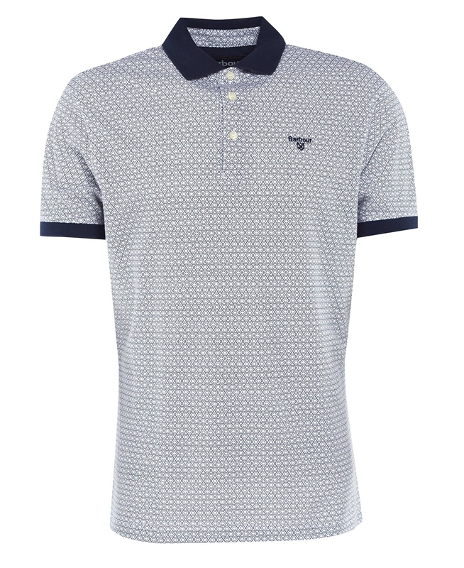 Men's Barbour Gateside Polo shirts Blue | YDGT-15904