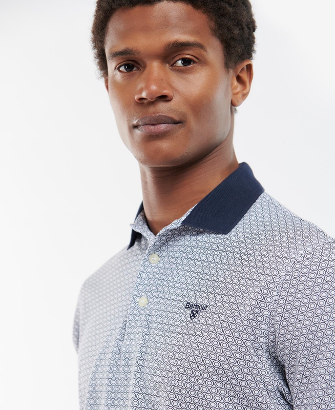 Men's Barbour Gateside Polo shirts Blue | YDGT-15904