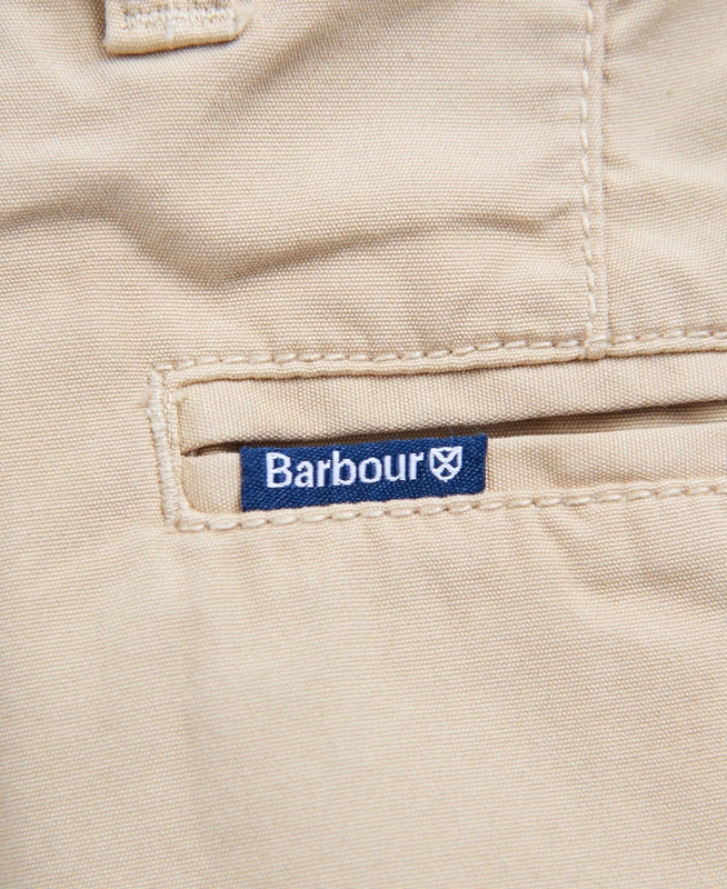 Men's Barbour Glendale Chino Pants Beige | DPWZ-17062