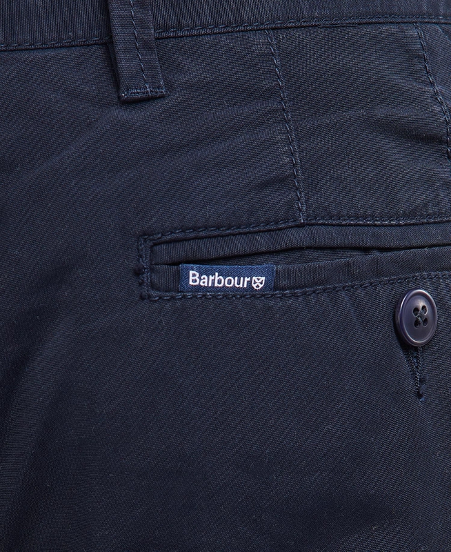 Men's Barbour Glendale Chino Pants Navy | YKSP-62154