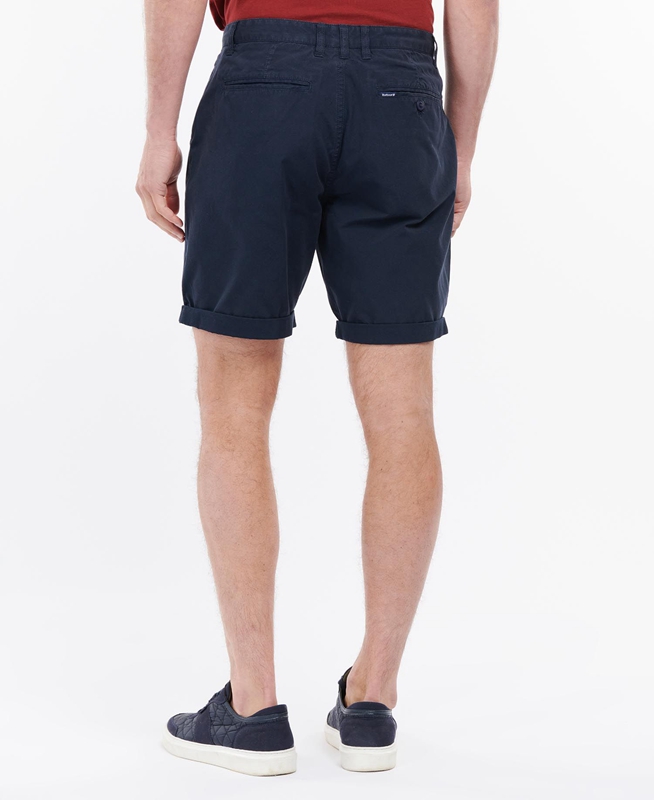 Men's Barbour Glendale Short Pants Navy | ELFX-31860