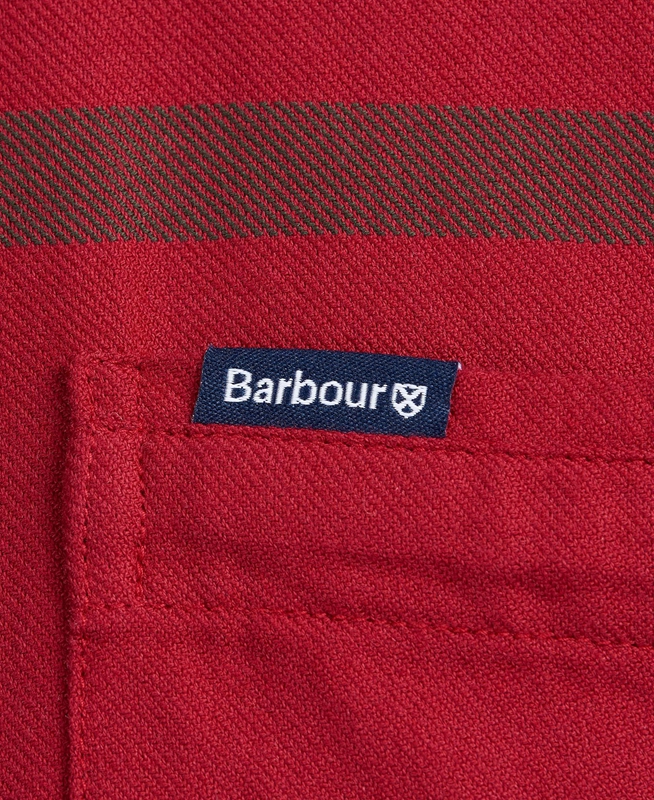 Men's Barbour Hemd Dunoon Taillored Shirts Red | KBVH-64205