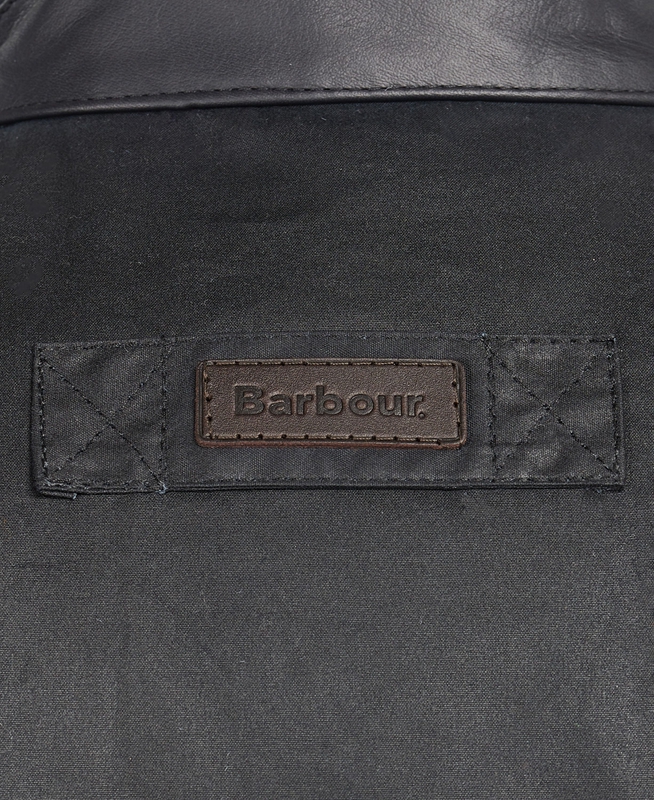 Men's Barbour Hereford Waxed Jackets Blue | AHMN-21756