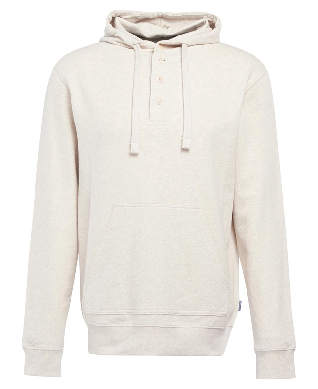 Men's Barbour Hetton Sweatshirts Cream | CAFU-20356