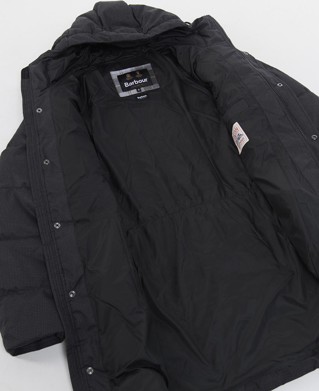 Men's Barbour Hoxley Baffle Quilted Jackets Black | HJIF-14327