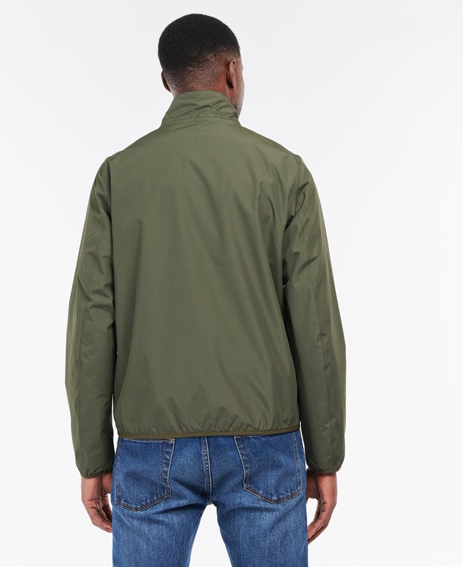 Men's Barbour Korbel Waterproof Jackets Olive | JCSM-35846