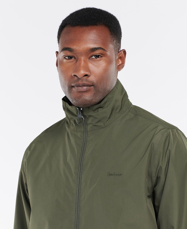 Men's Barbour Korbel Waterproof Jackets Olive | JCSM-35846