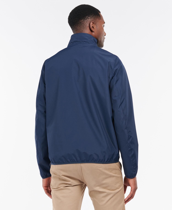 Men's Barbour Korbel Waterproof Jackets Navy | KSNB-89573