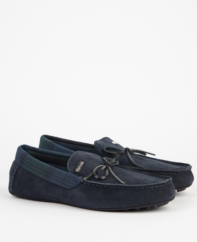 Men's Barbour Kurila Slippers Navy | JFDA-43216