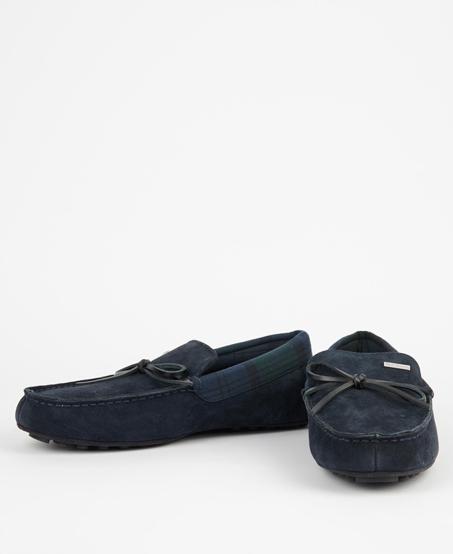 Men's Barbour Kurila Slippers Navy | JFDA-43216