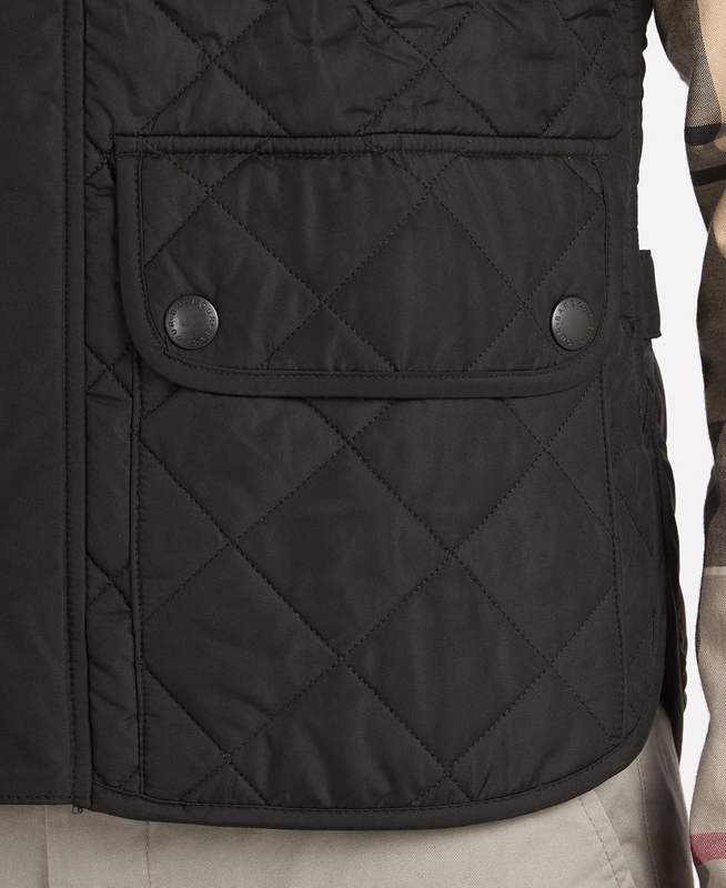 Men's Barbour Lowerdale Vest Black | CZTS-60147