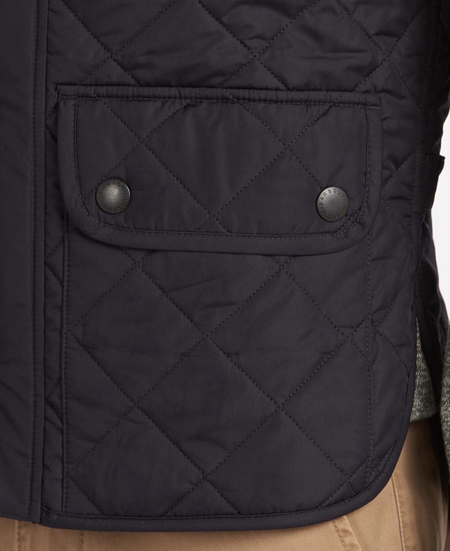 Men's Barbour Lowerdale Vest Navy | IKHT-10234