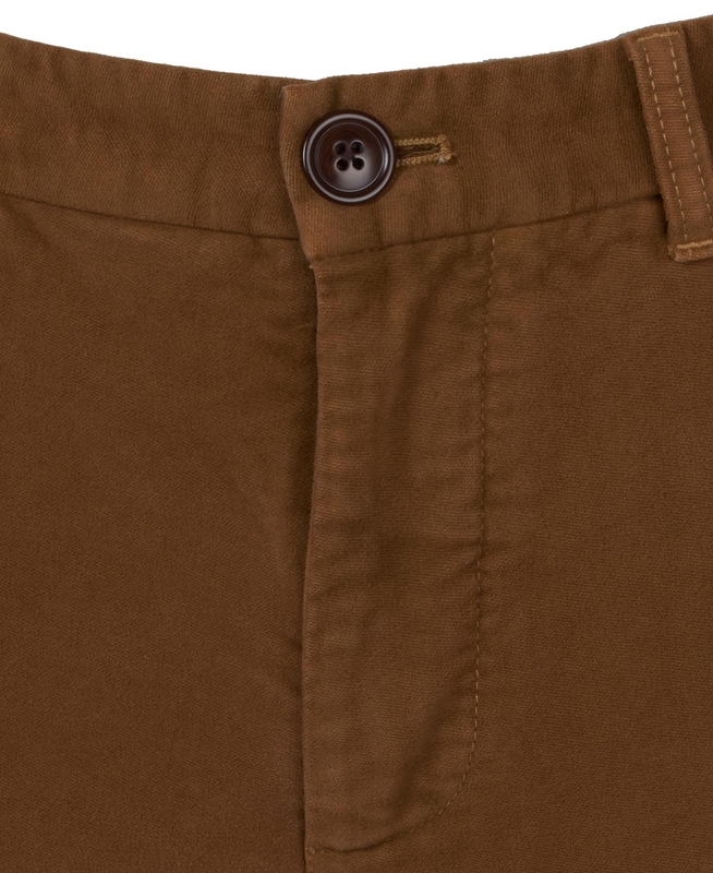 Men's Barbour Neuston Moleskin Trousers Pants Beige | BEDS-57486