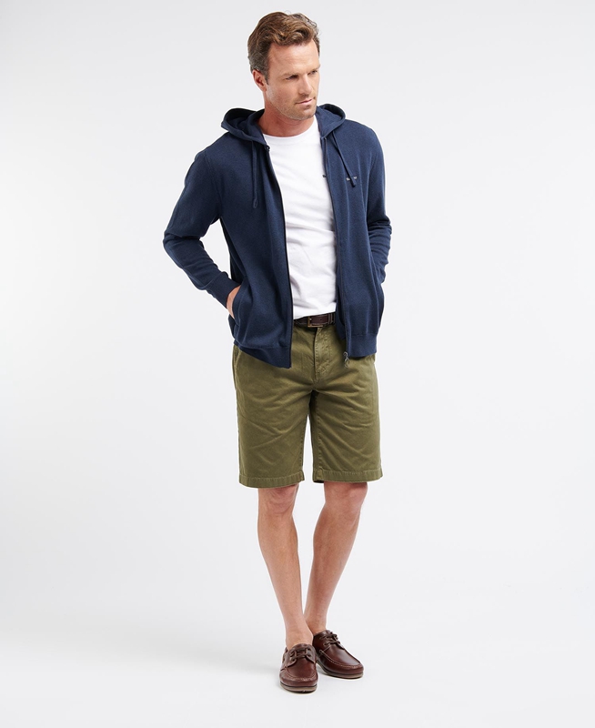 Men's Barbour Neuston Twill Pants Green | EJPI-15480