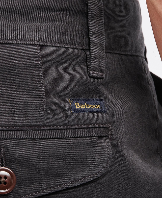 Men's Barbour Neuston Twill Pants Navy | QWUC-94568