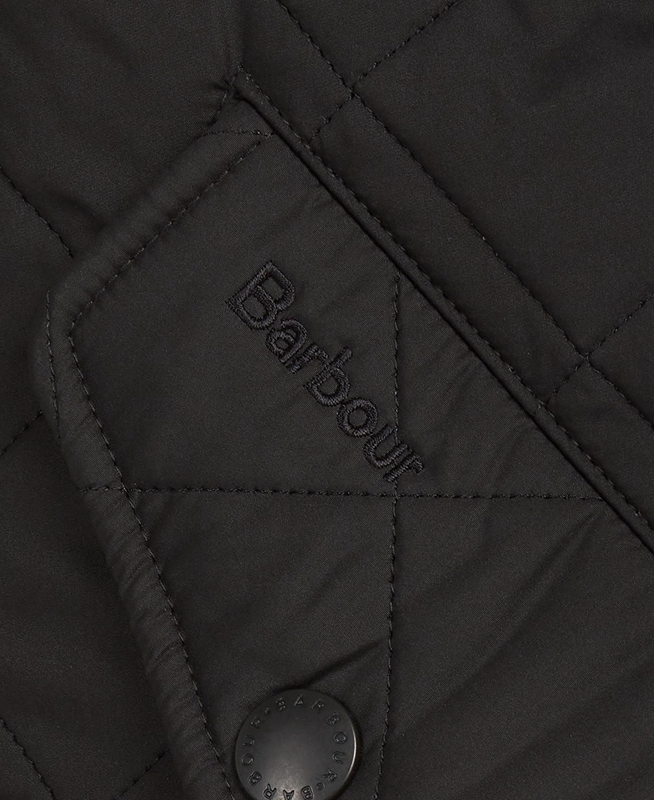 Men's Barbour Powell Quilted Jackets Black | KNXB-30712