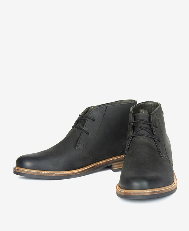 Men's Barbour Readhead Boots Black | LQBS-52037