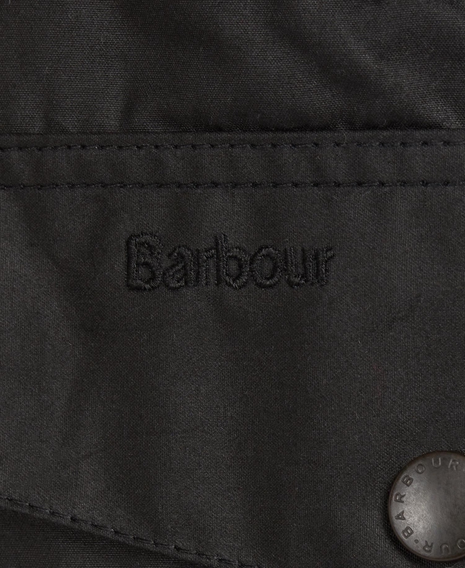 Men's Barbour Sapper Waxed Jackets Black | XFQB-92315