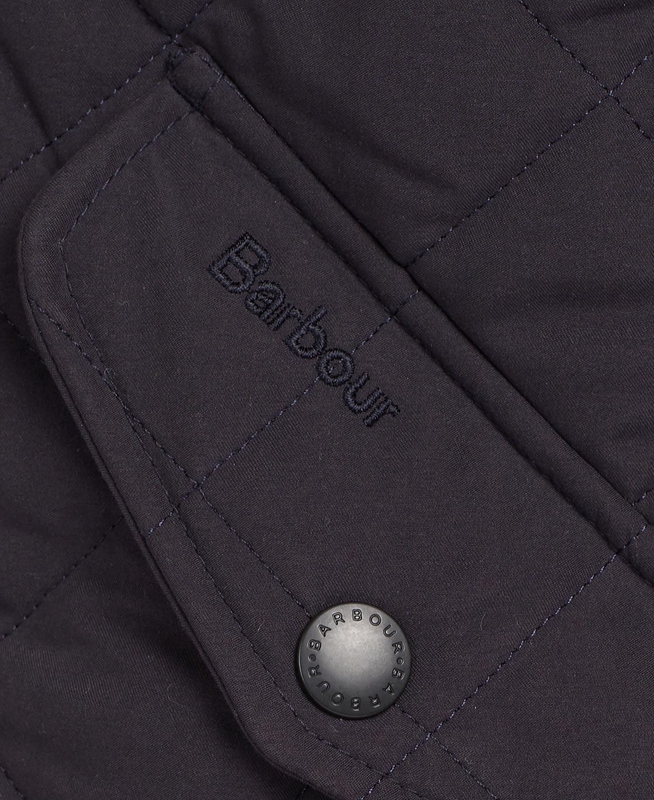 Men's Barbour Shoveler Quilted Jackets Navy | VAWM-13897