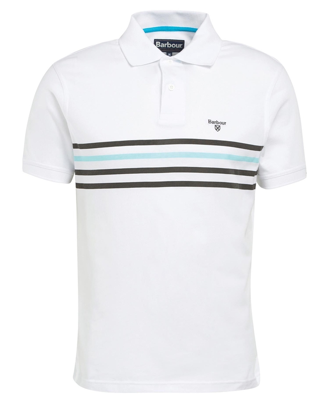 Men's Barbour Silsden Polo shirts White | LDZQ-34817