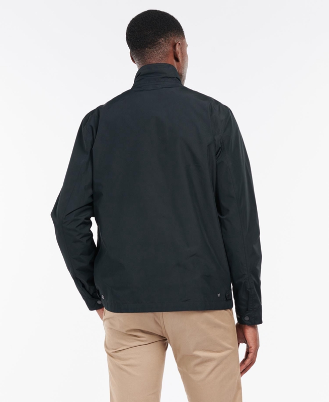 Men's Barbour Summer Chelsea Waterproof Jackets Black | SHML-84579