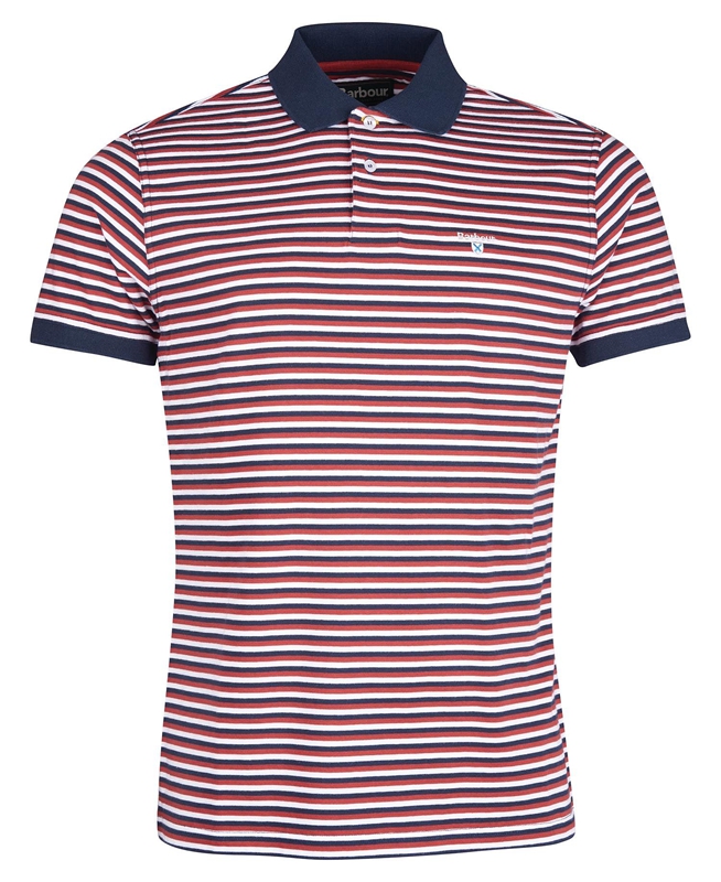 Men's Barbour Swinden Polo shirts Red | DUJW-75960