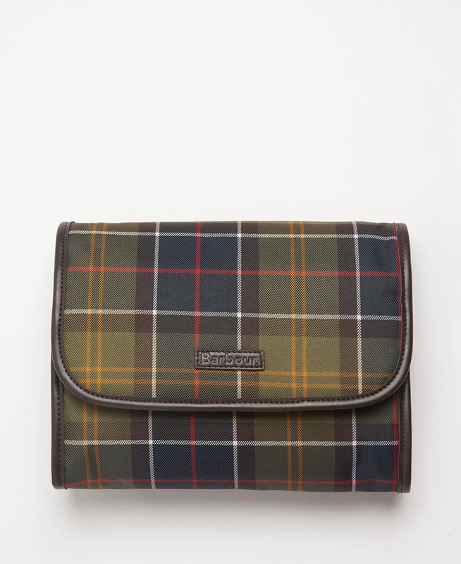 Men's Barbour Tartan Hanging Washbag Bags Multicolor | TLSP-59372